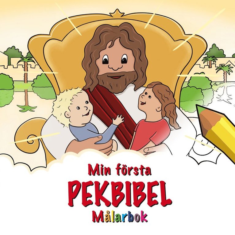 Min första pekbibel - målarbok 1