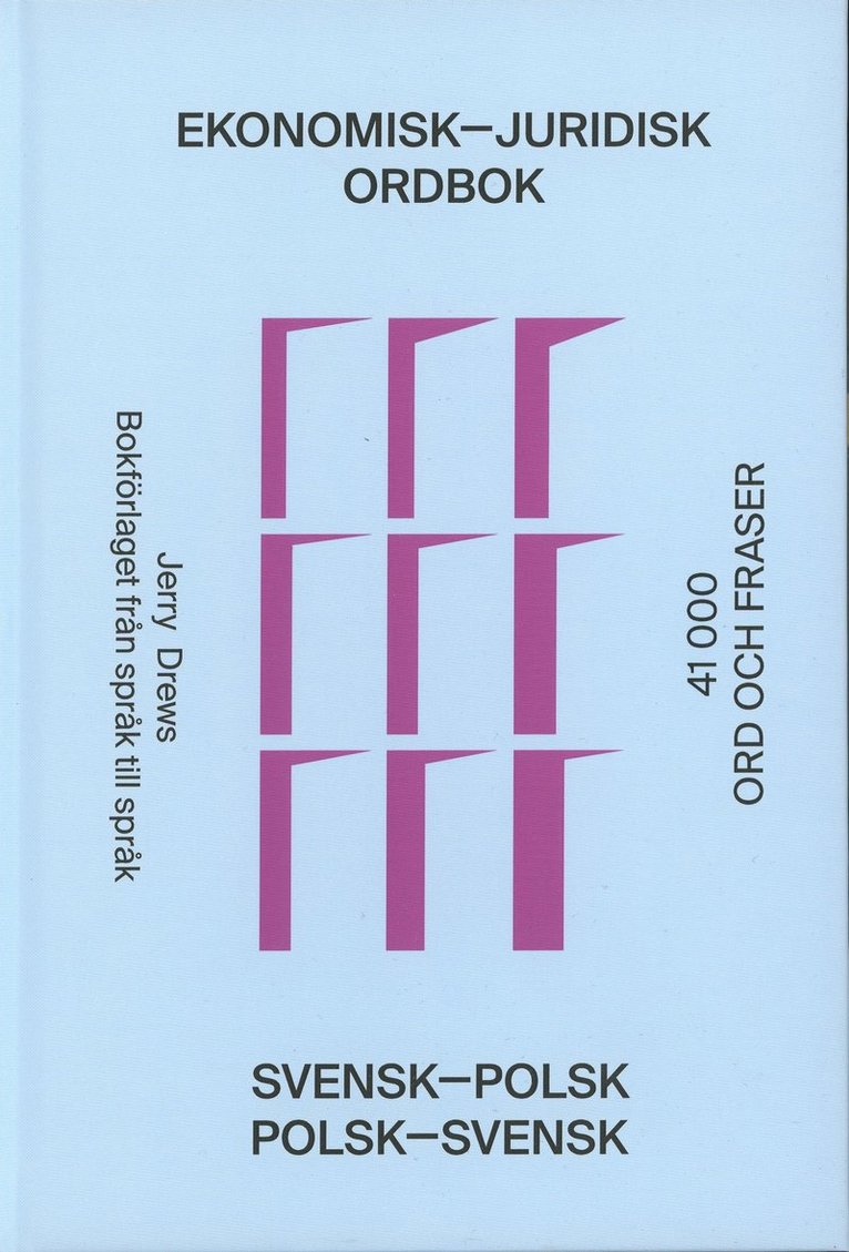 Ekonomisk-juridisk ordbok : svensk-polsk/polsk-svensk