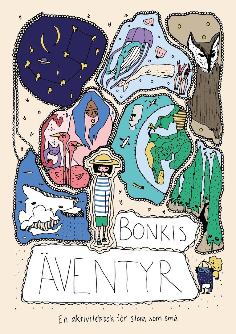 Bonki Studio - Bonkis Äventyr - en aktivitetsbok för stora som små, Inbunden