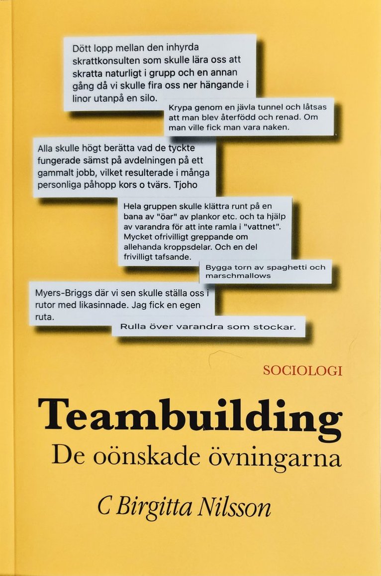 Teambuilding : de oönskade övningarna 1