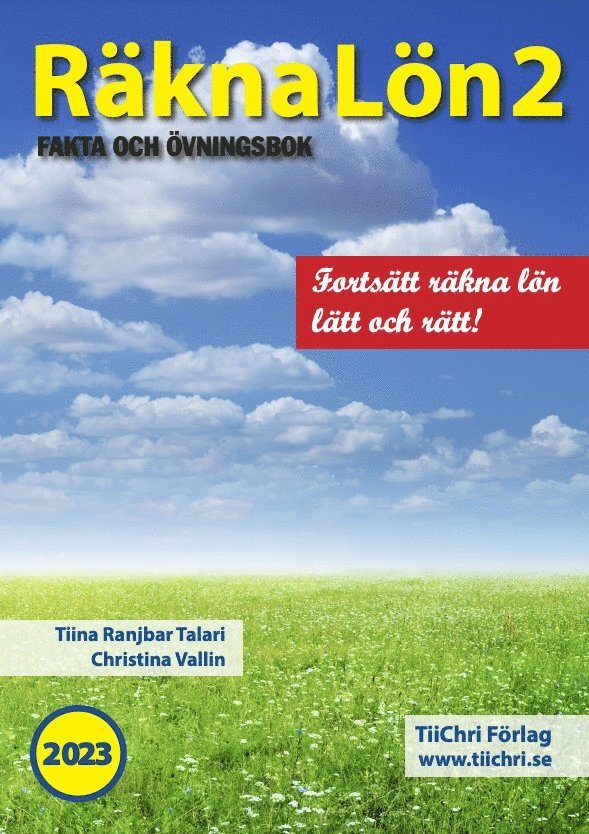 Tiina Ranjbar Talari, Christina Vallin - Räkna Lön 2 - 2023 (bok + digital produkt), Häftad