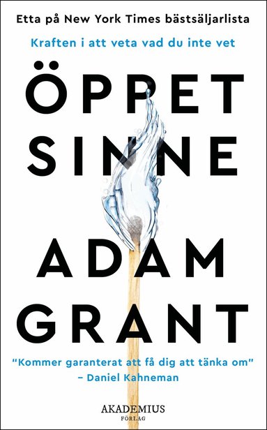 Adam Grant - Öppet sinne : kraften i att veta vad du inte vet, Pocket
