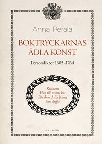 bokomslag Boktryckarnas ädla konst : persondikter 1605–1764
