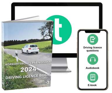 Svea Trafikutbildning - Körkortsboken på Engelska 2024 ; Driving licence book (book + theory pack with online exercises, theory questions, audiobook & ebook), Häftad