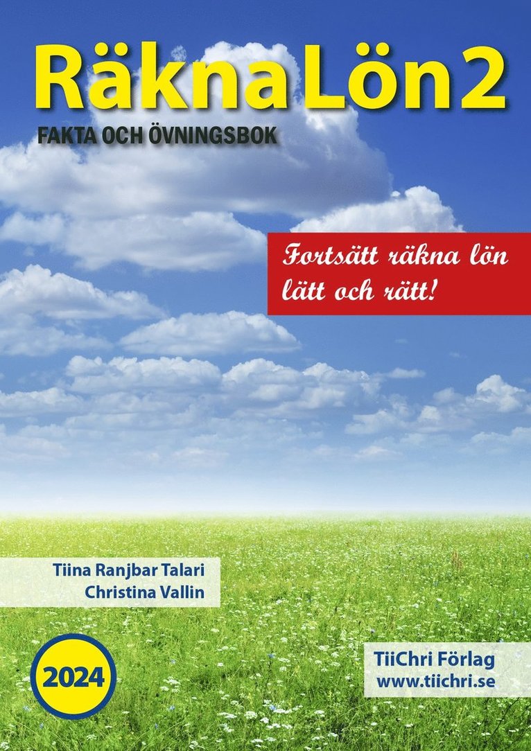 Tiina Ranjbar Talari, Christina Vallin - Räkna Lön 2 - 2024 (bok + digital produkt), Häftad
