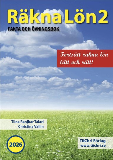 Tiina Ranjbar Talari, Christina Vallin - Räkna Lön 2 - 2026 (bok + digital produkt), Häftad