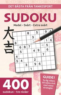 bokomslag Sudoku : medel, svårt, extra svårt, det bästa från Tankesport