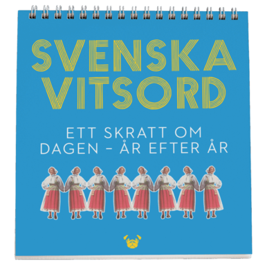 Svenska vitsord - bordskalender, Häftad
