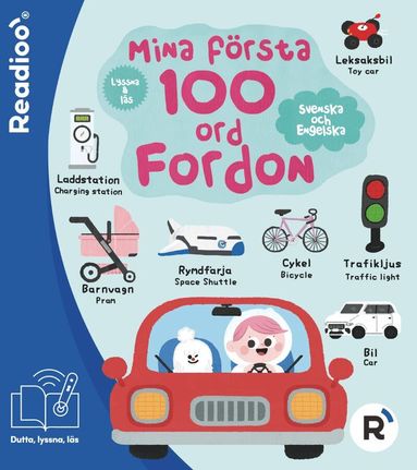 Inga Li, Moa Palmkvist - Mina första 100 ord : fordon (tvåspråkig), Kartonnage