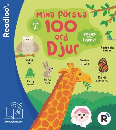 bokomslag Mina första 100 ord: Djur (Svenska och engelska) - Readioo