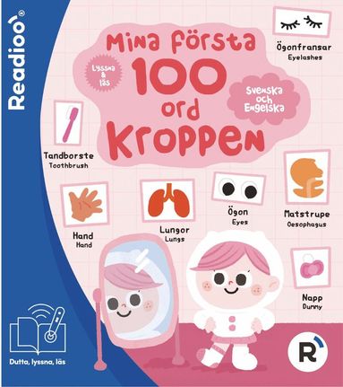 Inga Li, Moa Palmkvist - Mina första 100 ord : kroppen (tvåspråkig), Kartonnage
