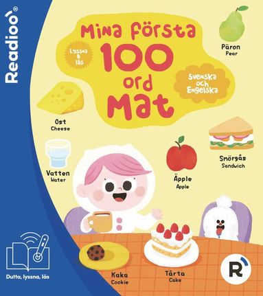 bokomslag Mina första 100 ord: Mat (Svenska och engelska) - Readioo