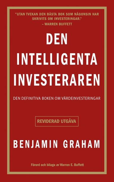bokomslag Den intelligenta investeraren : den definitiva boken om värdeinvesteringar