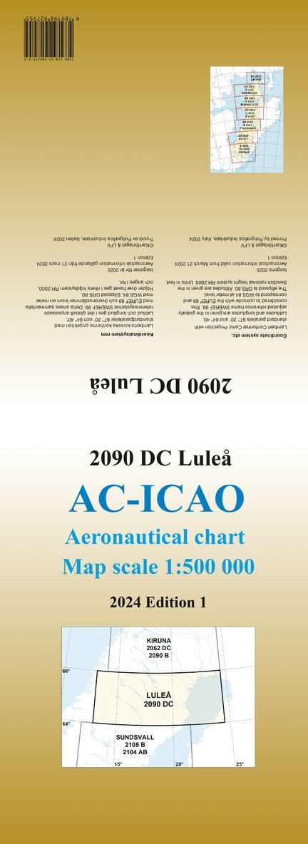 ACICAO 2090DC Luleå 2024 : Skala 1:500 000 1