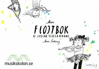 bokomslag Min flöjtbok Vi spelar tillsammans