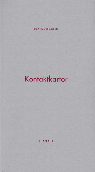 Beata Berggren - Kontaktkartor, Häftad