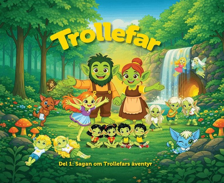 Madeleine E.H. Uesson - Sagan om Trollefars äventyr, Inbunden