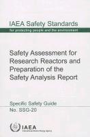 bokomslag Safety assessment for research reactors and preparation of the safety analysis report