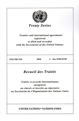 bokomslag Treaty Series 3129 (English/French Edition)