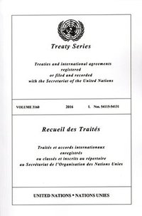 bokomslag Treaty Series 3160 (English/French Edition)