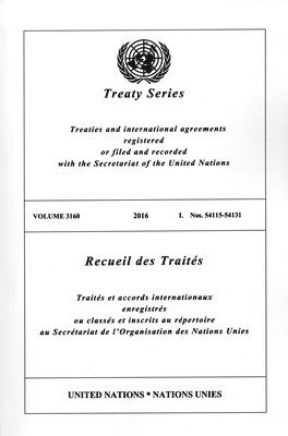 bokomslag Treaty Series 3160 (English/French Edition)