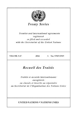 bokomslag Treaty Series 3147 (English/French Edition)
