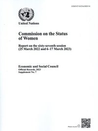 bokomslag Report of the Commission on the Status of Women 2023