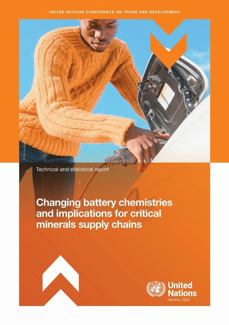 United Nations Conference on Trade and Development - Changing Battery Chemistries and Implications for Critical Minerals Supply Chains, Häftad