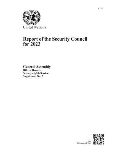 United Nations Department for General Assembly and Conference Management - Report of the Security Council for 2023, Häftad