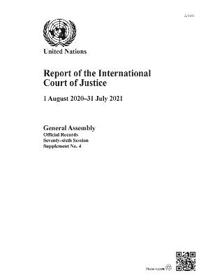 bokomslag Report of the International Court of Justice 1 August 202031 July 2021