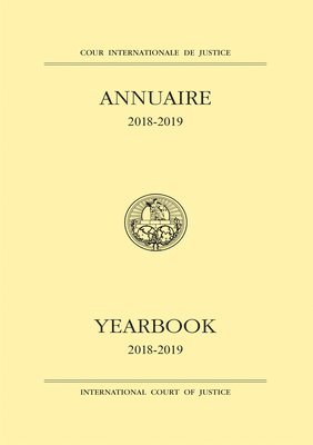 bokomslag Yearbook of the International Court of Justice 2018-2019