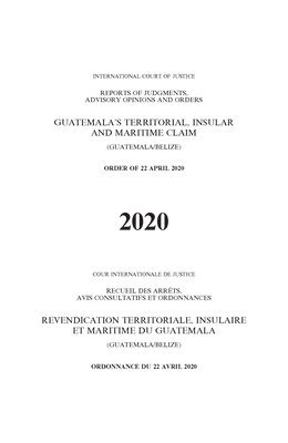 bokomslag Guatemala's territorial, insular and maritime claim (Guatemala/Belize)