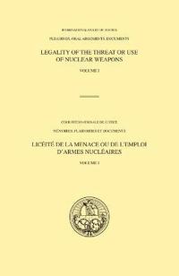 bokomslag Legality of the threat or use of nuclear weapons