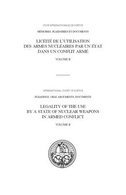 Legality of the use by a state of nuclear weapons in armed conflict 1
