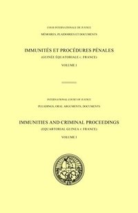 bokomslag Immunities and criminal proceedings