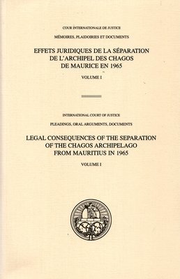 Legal consequences of the separation of the Chagos Archipelago from Mauritius in 1965 1