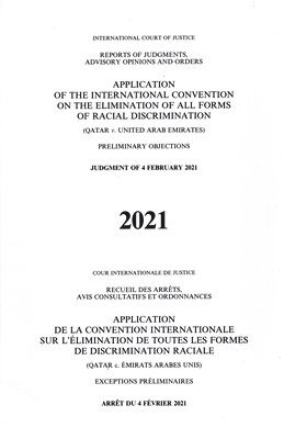 bokomslag Application of the International Convention on the Elimination of All Forms of Racial Discrimination (Qatar v. United Arab Emirates)
