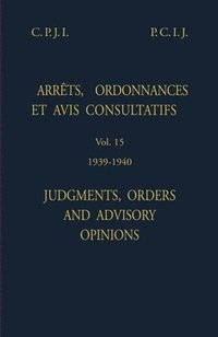 bokomslag Judgments, orders and advisory opinions
