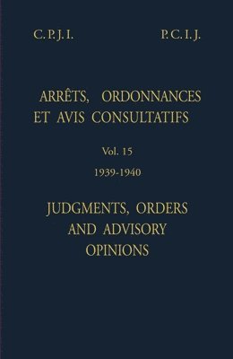 bokomslag Judgments, orders and advisory opinions