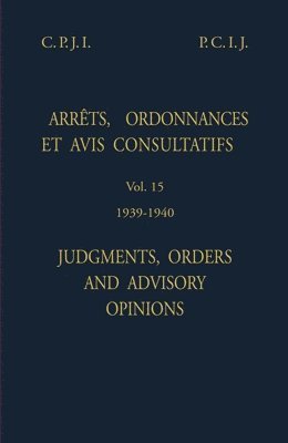 bokomslag Judgments, orders and advisory opinions