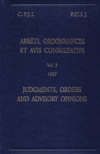 bokomslag Judgments, orders and advisory opinions