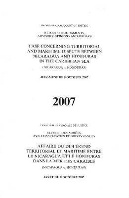 Case Concerning Territorial and Maritime Dispute between Nicaragua and Honduras in the Caribbean Sea 1