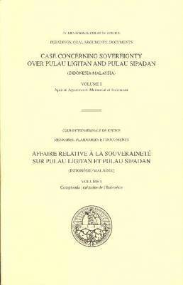 bokomslag Case concerning sovereignty over Pulau Ligitan and Pulau Sipidan