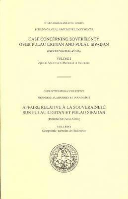 bokomslag Case concerning sovereignty over Pulau Ligitan and Pulau Sipidan