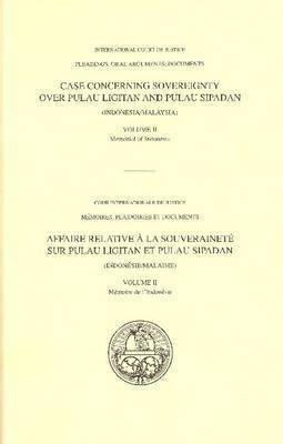 bokomslag Case concerning sovereignty over Pulau Ligitan and Pulau Sipidan