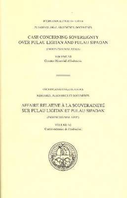bokomslag Case concerning sovereignty over Pulau Ligitan and Pulau Sipidan