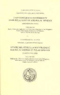 bokomslag Case concerning sovereignty over Pulau Ligitan and Pulau Sipidan