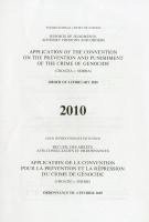 bokomslag Application of the Convention on the Prevention and Punishment of the Crime of Genocide