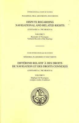 Dispute regarding navigational and related rights 1