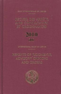 bokomslag Reports of judgments, advisory opinions and orders 2010